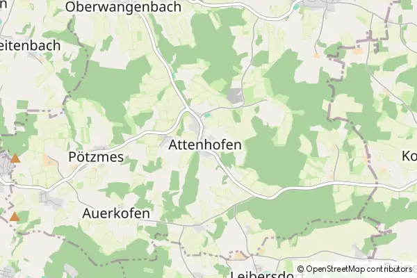 Karte Attenhofen