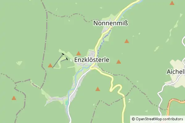 Karte Enzklosterle