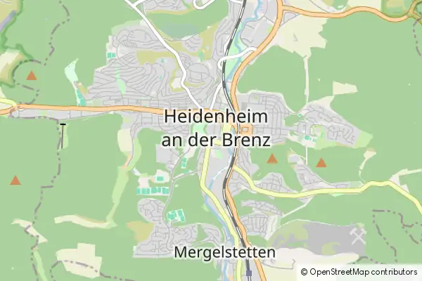 Karte Heidenheim an der Brenz