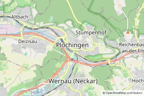 Karte Plochingen