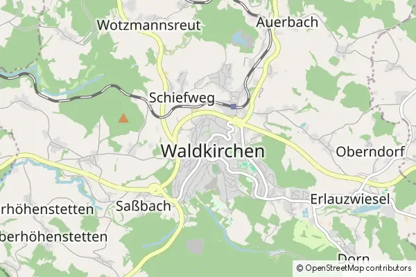 Karte Waldkirchen