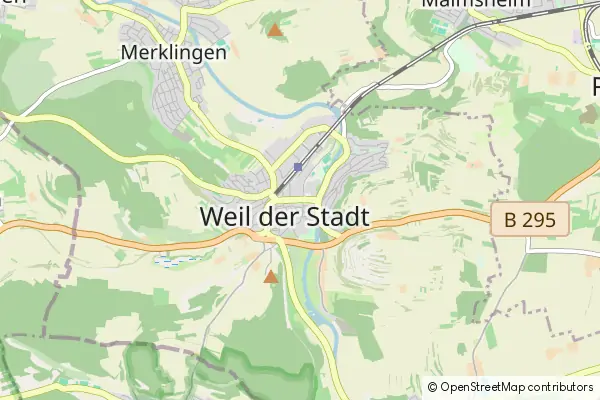 Karte Weil der Stadt