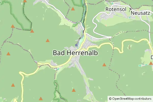 Karte Bad Herrenalb