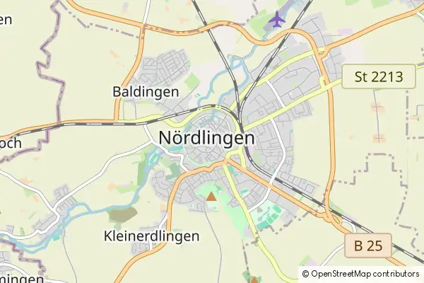 Karte Nördlingen