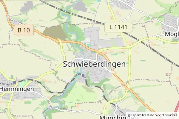 Karte Schwieberdingen