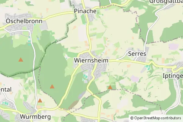 Karte Wiernsheim