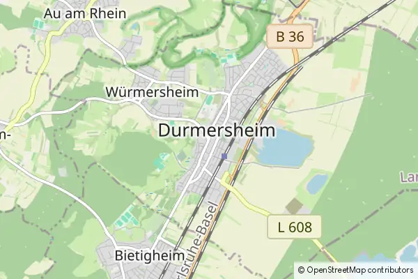 Karte Durmersheim