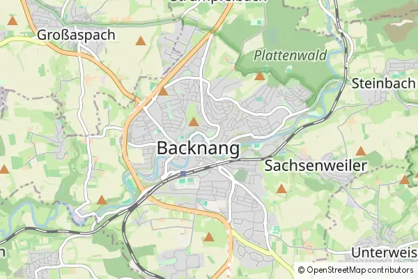 Karte Backnang