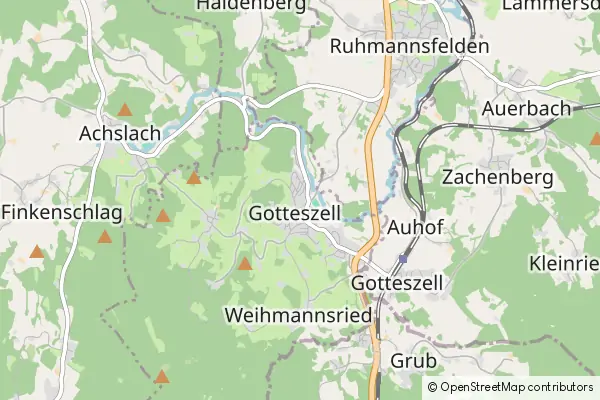 Karte Gotteszell