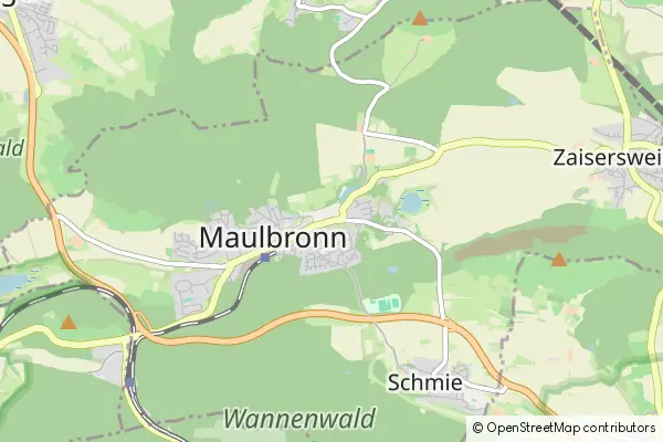 Karte Maulbronn