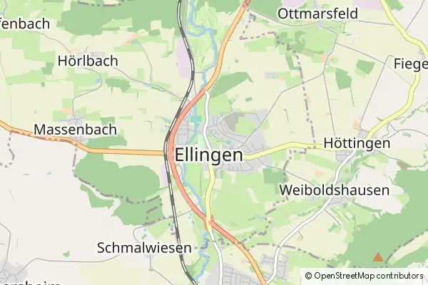 Karte Ellingen