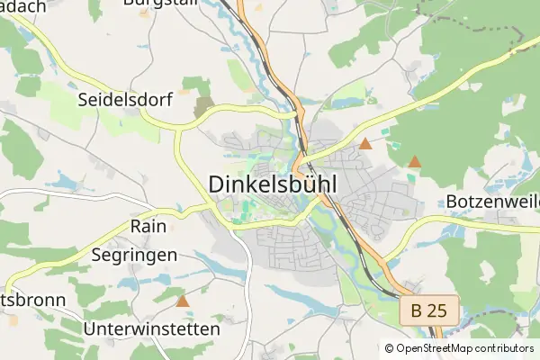 Karte Dinkelsbühl