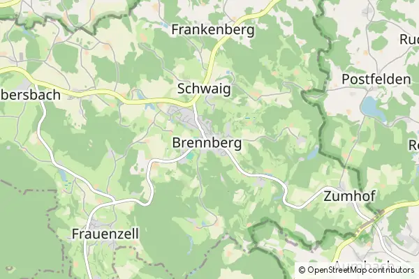 Karte Brennberg