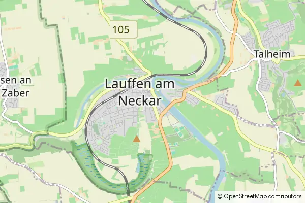 Karte Lauffen am Neckar