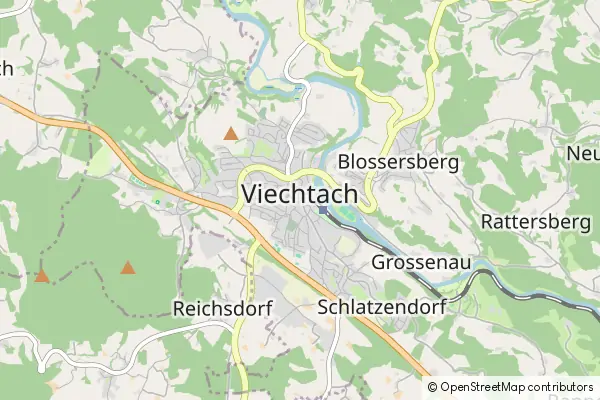 Karte Viechtach