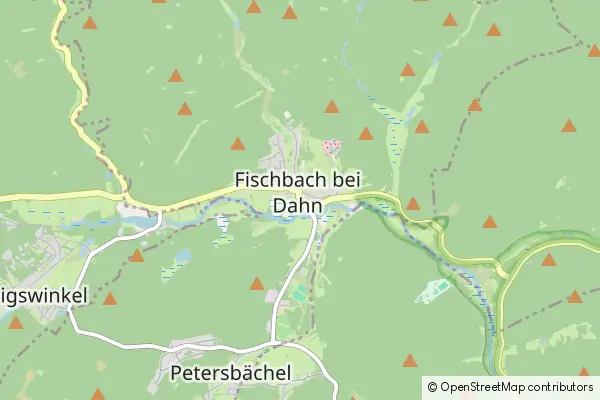 Karte Fischbach bei Dahn