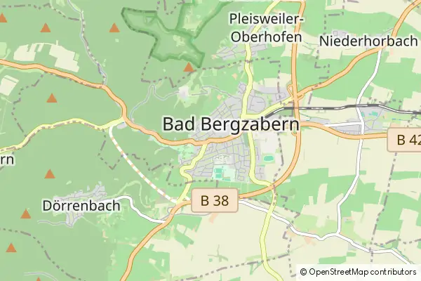 Karte Bad Bergzabern