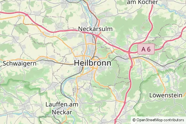 Karte Heilbronn