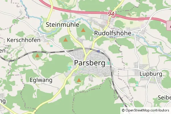 Karte Parsberg