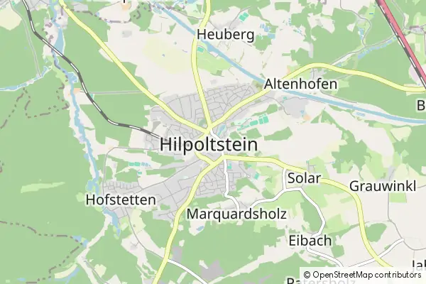 Karte Hilpoltstein