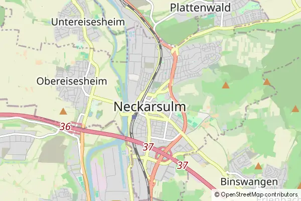 Karte Neckarsulm