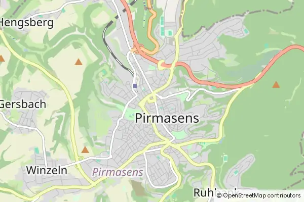 Karte Pirmasens