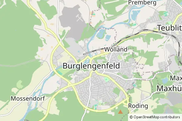 Karte Burglengenfeld