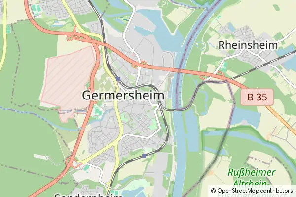 Karte Germersheim