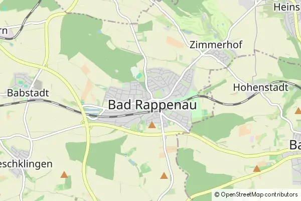 Karte Bad Rappenau