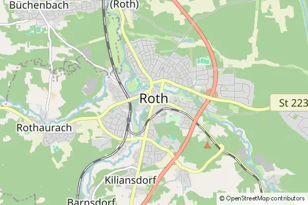 Karte Roth