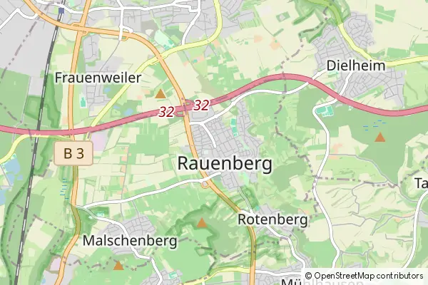 Karte Rauenberg