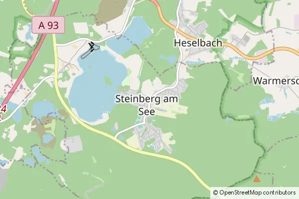 Karte Steinberg am See