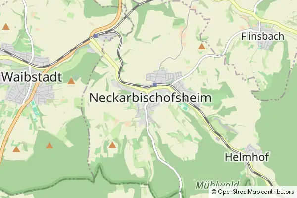 Karte Neckarbischofsheim