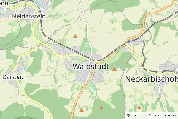 Karte Waibstadt