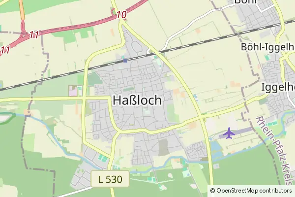 Karte Haßloch