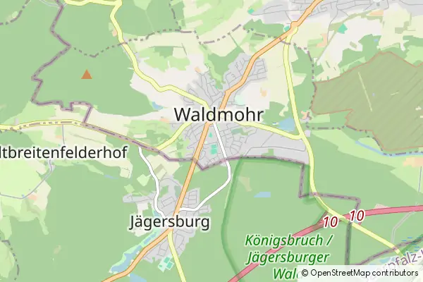 Karte Waldmohr