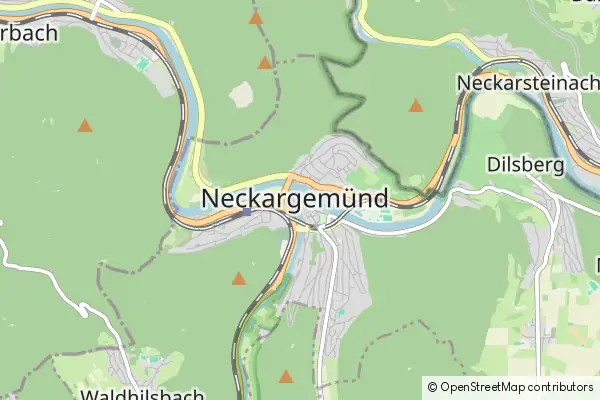 Karte Neckargemünd