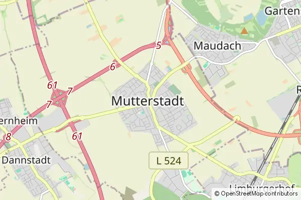 Karte Mutterstadt