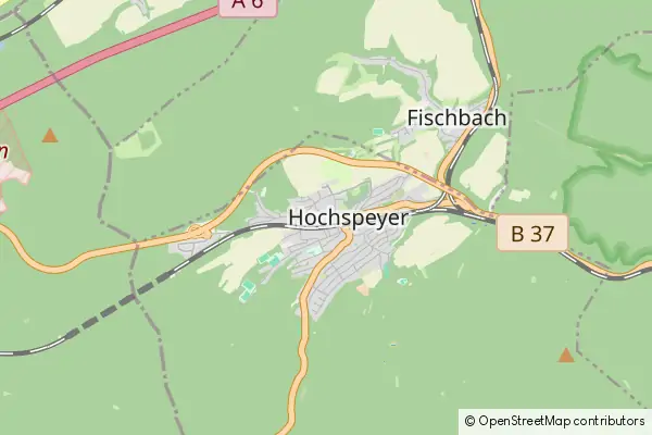 Karte Hochspeyer