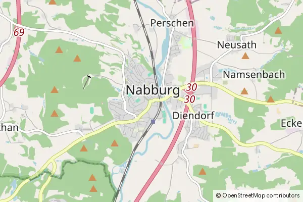 Karte Nabburg