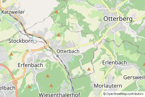 Karte Otterbach