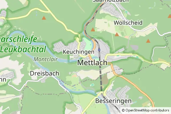 Karte Mettlach