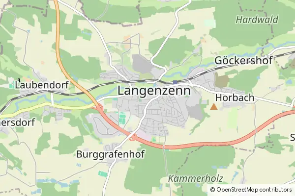 Karte Langenzenn