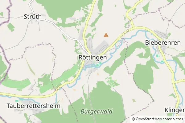 Karte Roettingen