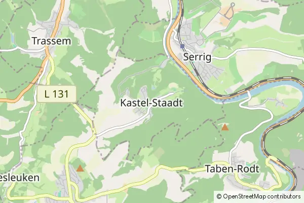 Karte Kastel-Staadt