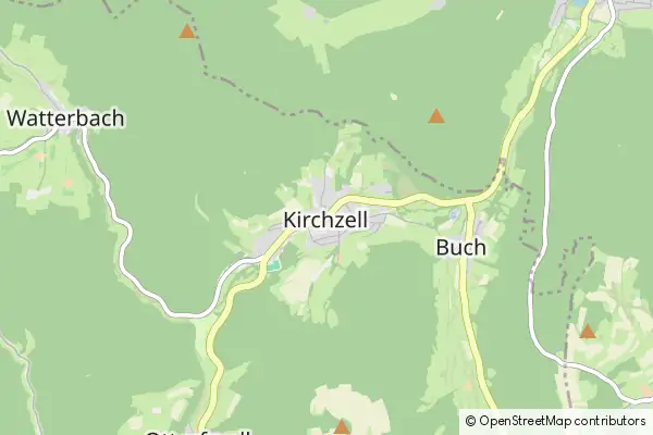 Karte Kirchzell