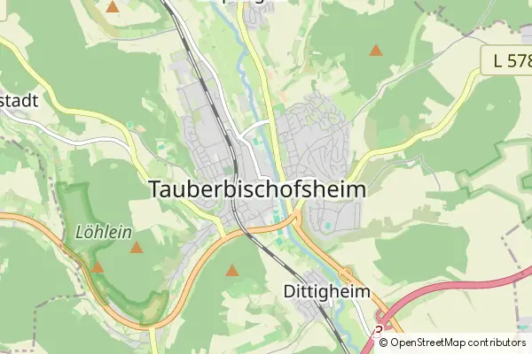 Karte Tauberbischofsheim