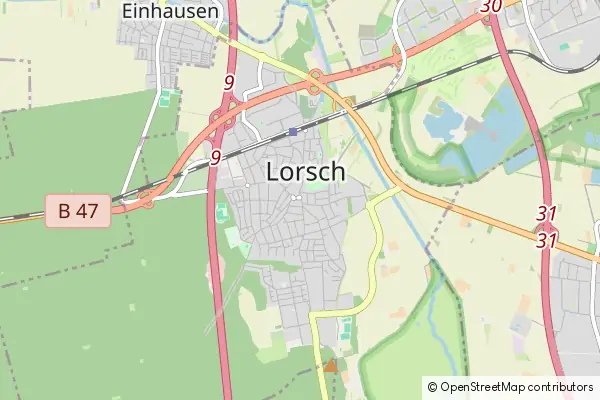 Karte Lorsch