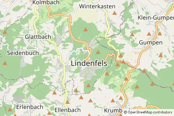 Karte Lindenfels