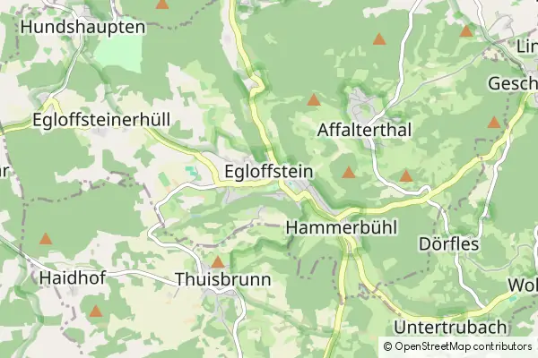 Karte Egloffstein